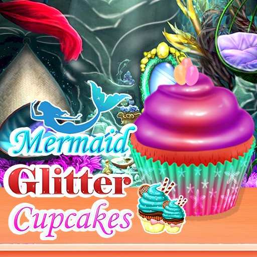 Image Mermaid Glitter Cupcakes