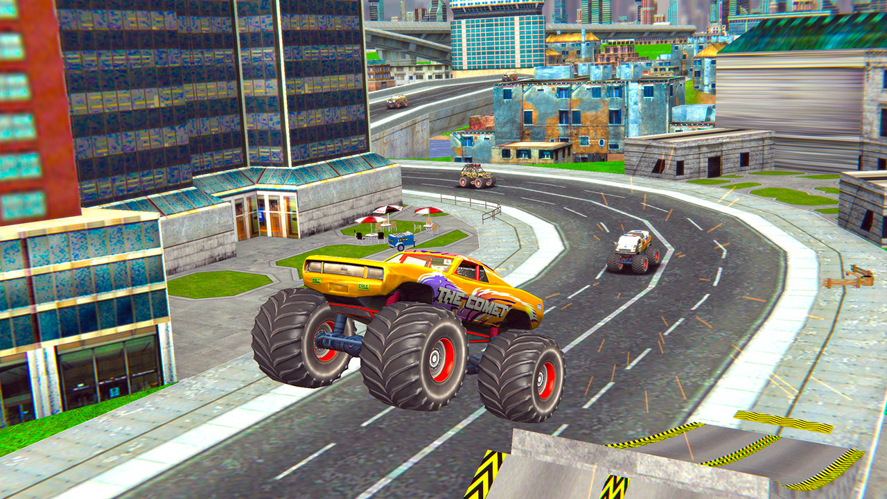 Image Monster Truck Stunts Free Jeep Racing Games