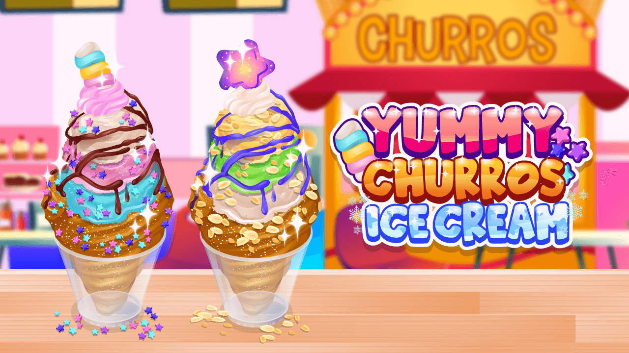 Image Yummy Churros Ice Cream